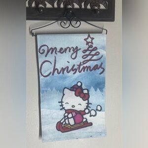 New Hello Kitty Christmas garden flag (sled)